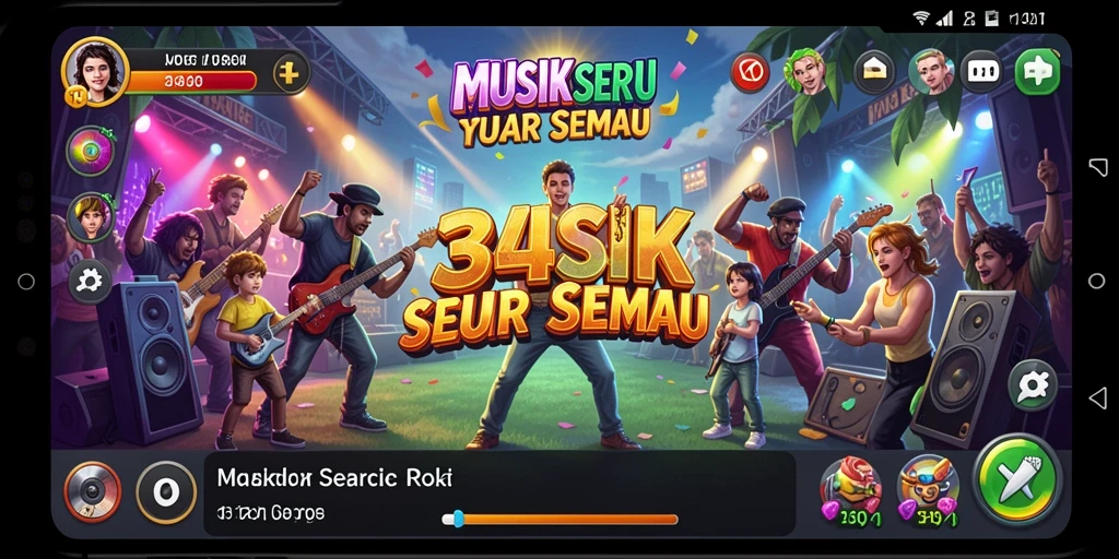 Tampilan gameplay 34R yang menarik dan interaktif.