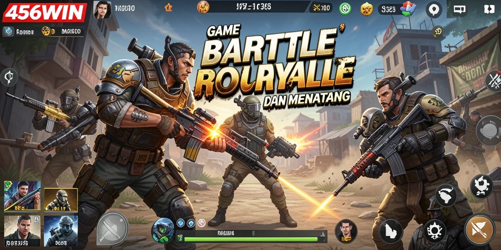 Gameplay seru dalam pertempuran Battle Royale di 456WIN.