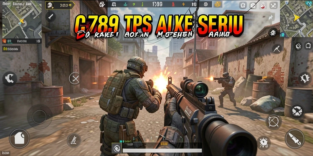 Gameplay C789 yang intens dan penuh aksi TPS.