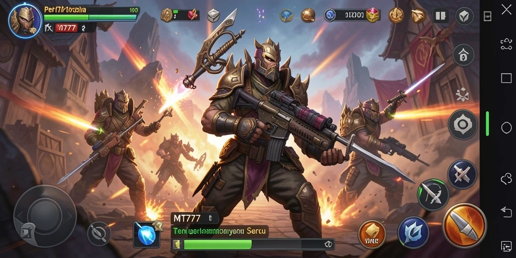Gameplay seru MT777 dalam pertarungan Fighting yang intens.