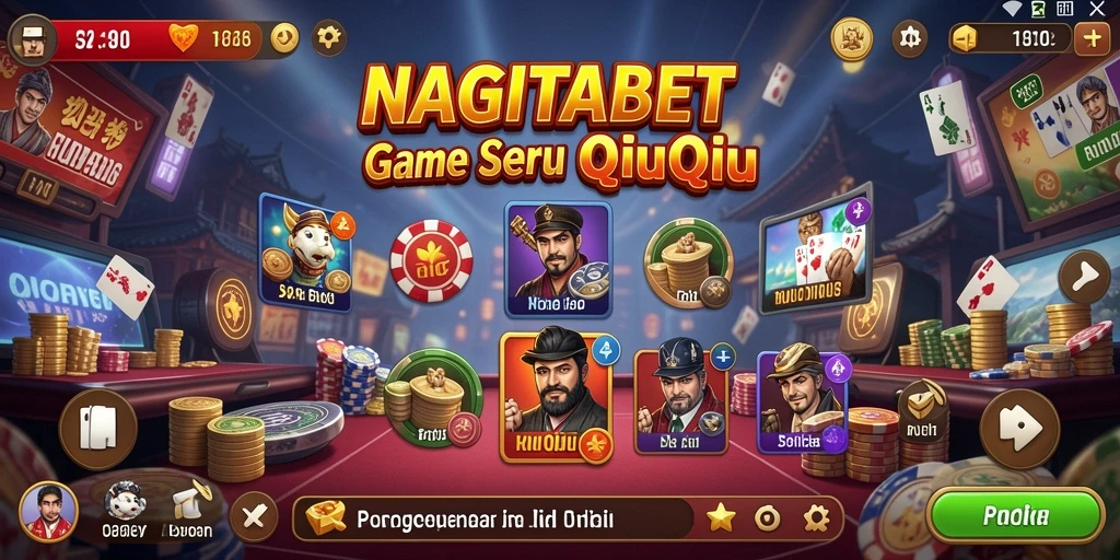 Screenshot Gameplay QiuQiu di NAGITABET dengan fitur menarik.