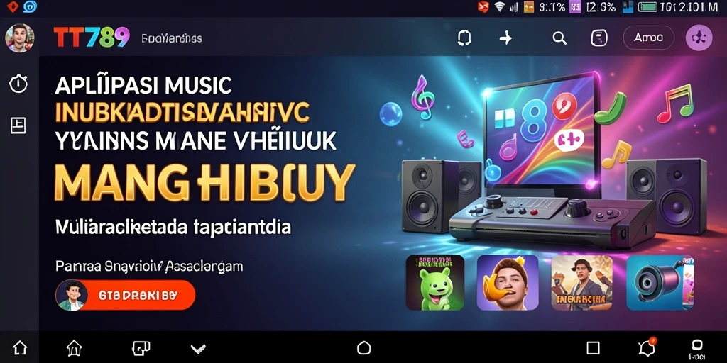 Tampilan gameplay TT789 yang menarik dengan musik interaktif.